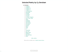 Tablet Screenshot of poetry.byjp.me